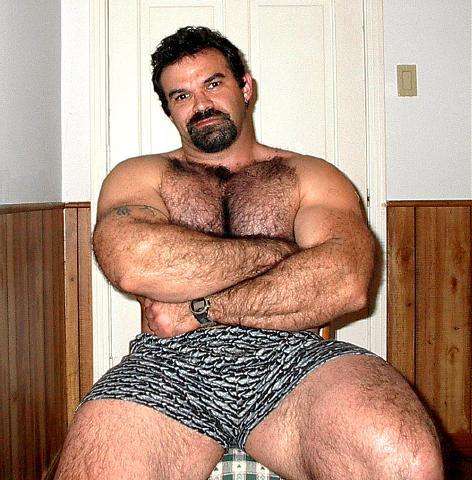 Filed under bear beefy chest hairy muscle tattoo